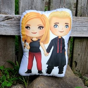 Buffy the Vampire Slayer and Spike Pillow Pal. New